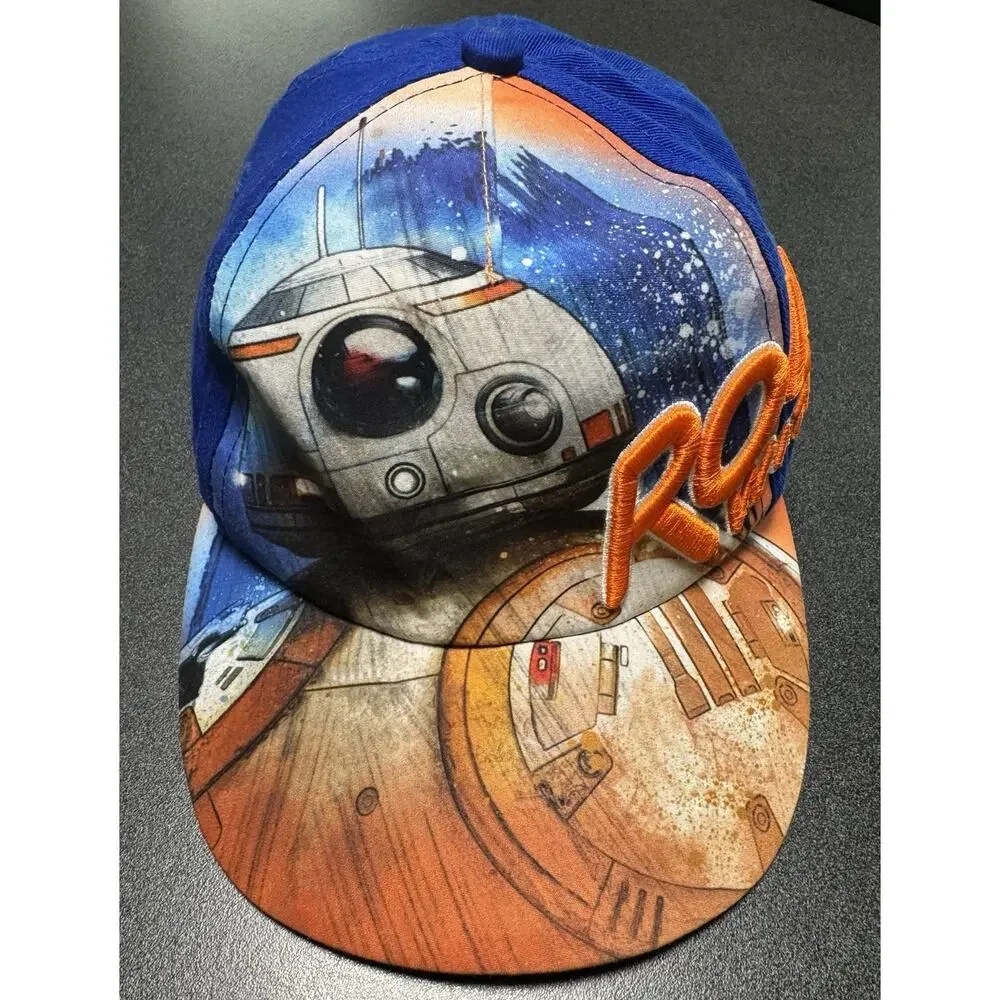 Lucasfilm Kids Star Wars Roll With It BB8 Snap Back Hat Cap One Size Fits Most